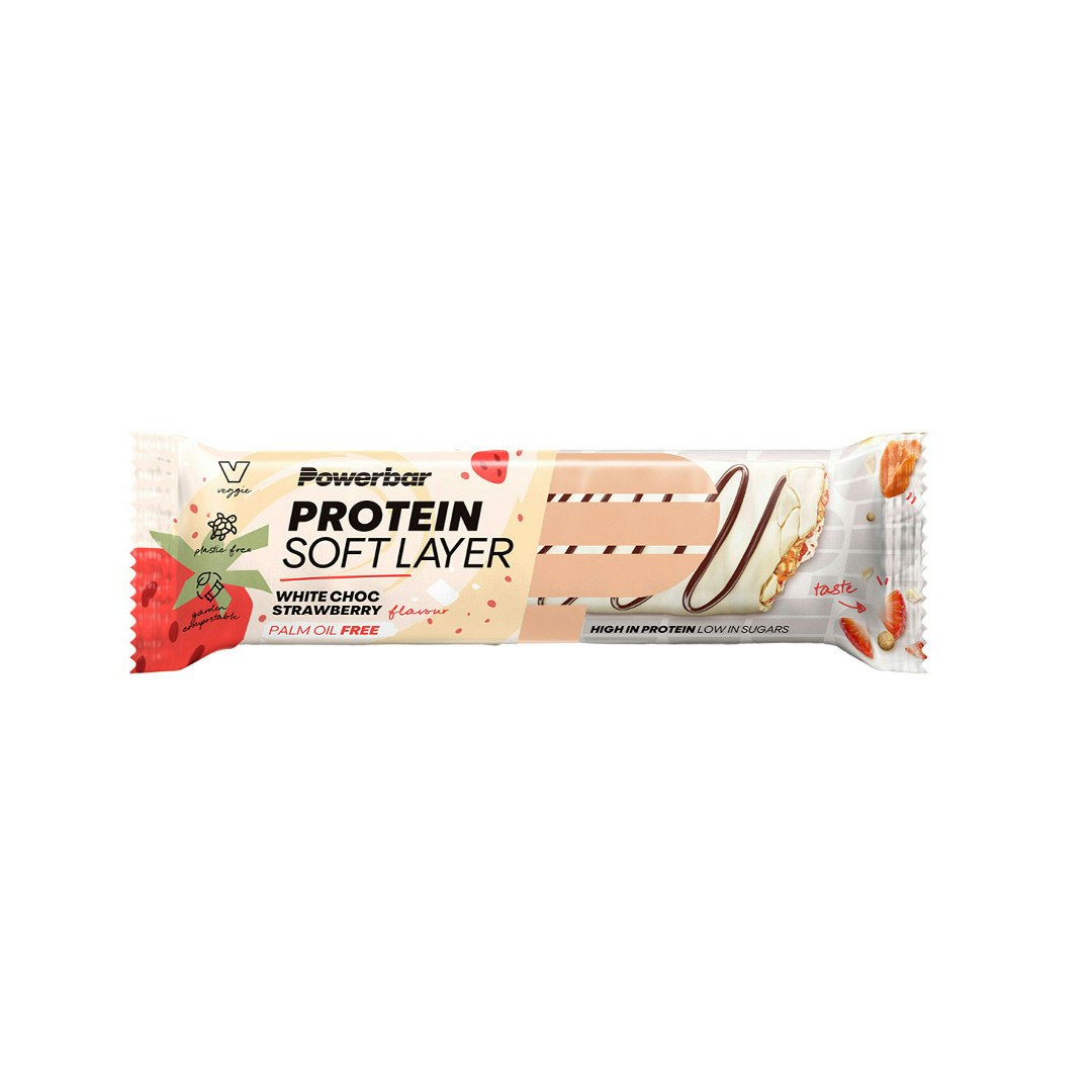 Powerbar Protein Soft Layer Bar White Chocolate Strawberry