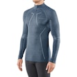 FALKE Wool Tech Zip Shirt Heren Blauw