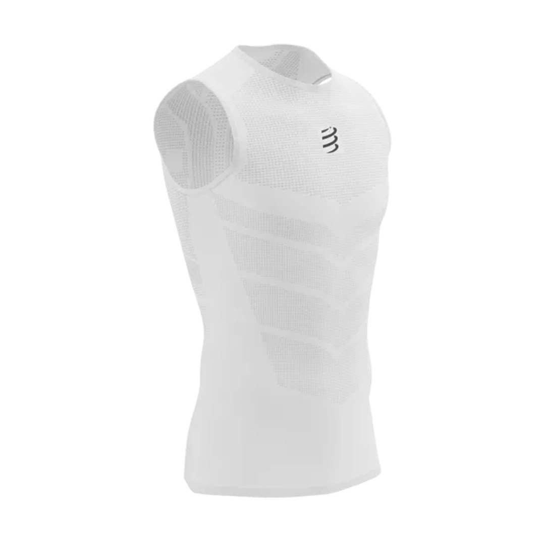 Compressport Hardloopsinglets wit