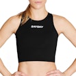 SAYSKY Flow Race Crop Top Dames Zwart