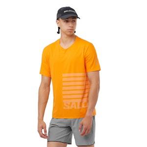 Salomon Sense Aero GFX T-shirt Heren Salomon Sense Aero GFX T-shirt Heren