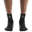 On Elite Run Sock Mid Unisex Zwart