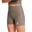 SAYSKY Combat+ 4 Inch Rib Short Tights Dames Bruin