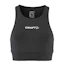 Craft Rush 2.0 Crop Top Dames Zwart