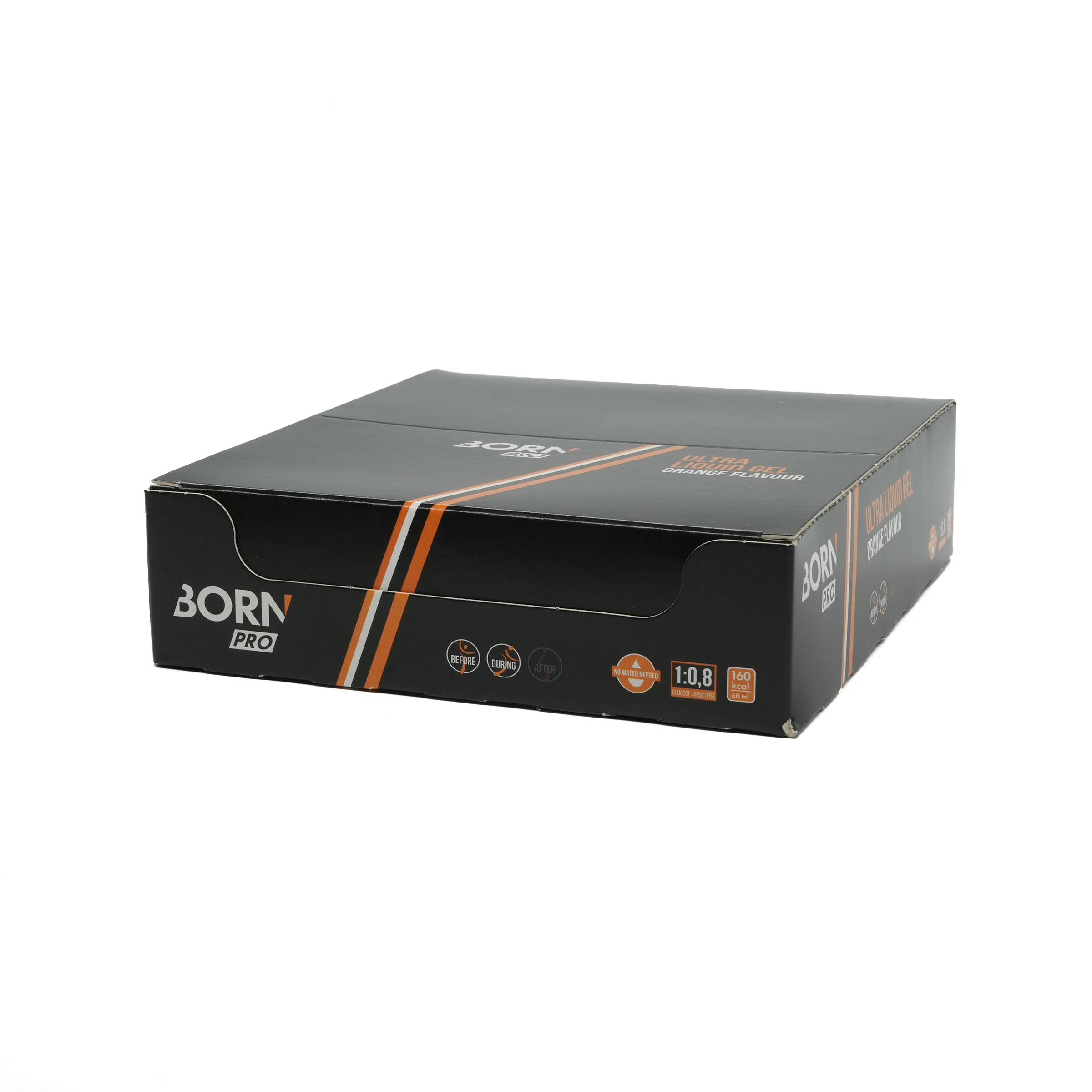 Born Ultra Liquid Gel Orange 12x60 ml Box hardloopschoen
