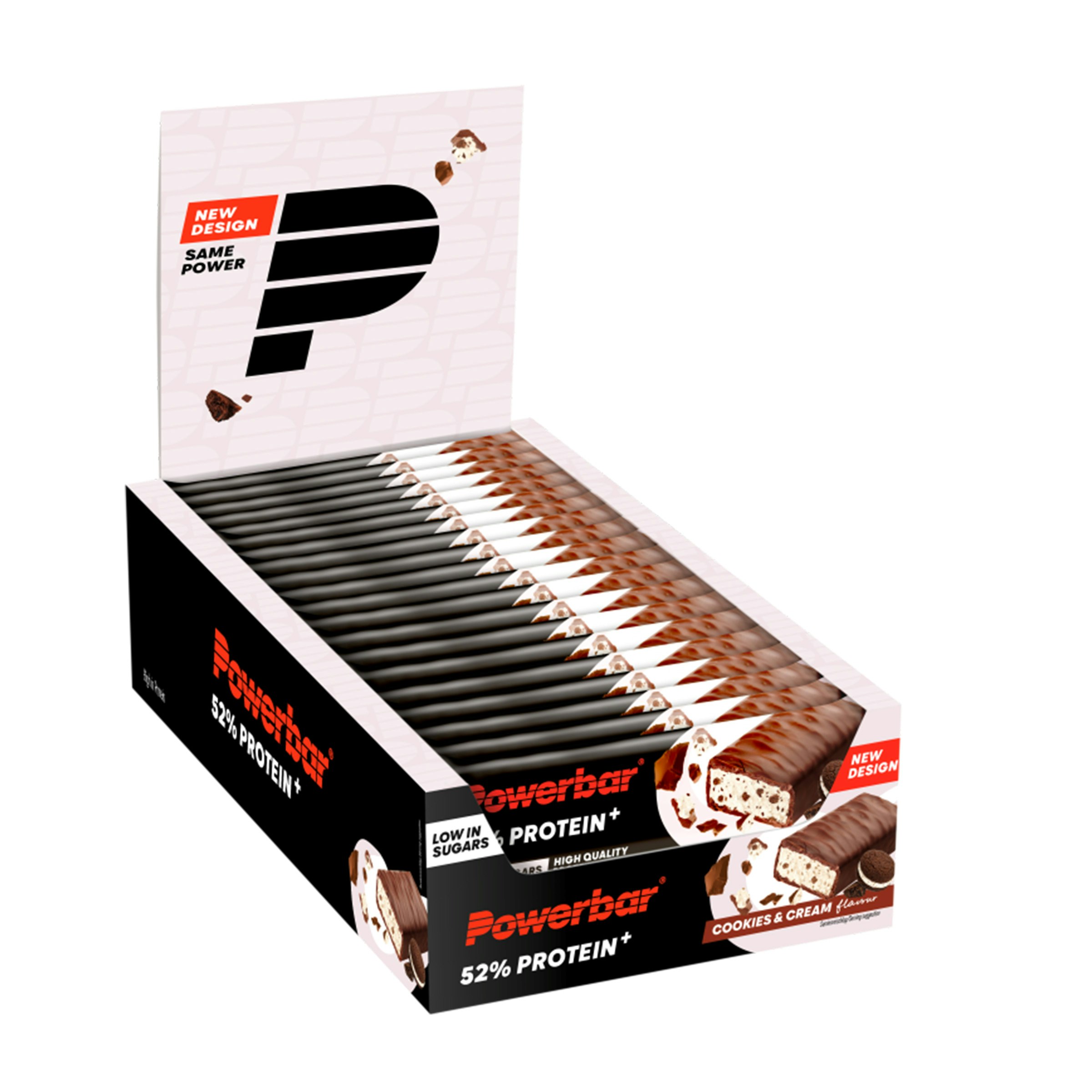 Powerbar Protein Plus 52% Bar Cookies & Cream 50 Gram Box