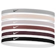 Nike Swoosh Sport Headbands 6-pack Tipped Unisex Multi