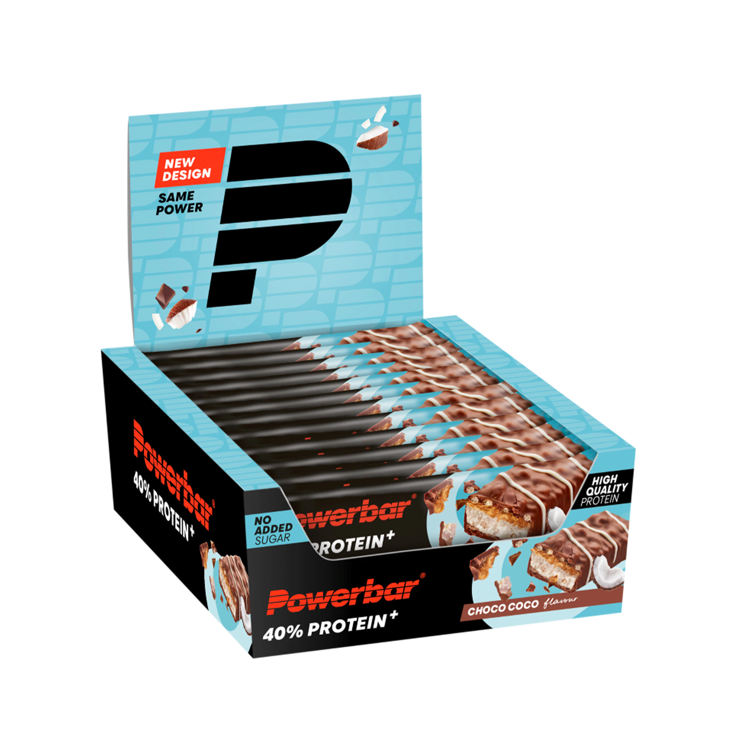 Powerbar 40% Protein+ Crisp Bar Chocolate Coconut BOX