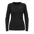 Odlo Merino 200 Baselayer Crew Neck Dames Zwart
