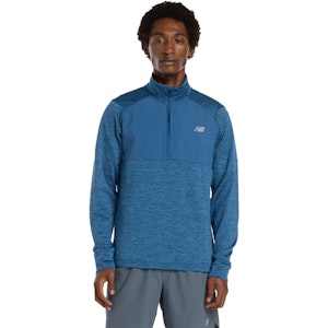 New Balance Athletics Heat Grid Half Zip Shirt Heren New Balance Athletics Heat Grid Half Zip Shirt Heren
