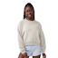 Brooks Movement Cropped Sweatshirt Dames Creme