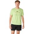 ASICS FujiTrail Logo T-shirt Heren Limegroen