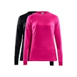 Craft Core 2-pack Baselayer Shirt Dames Multi