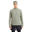 Odlo Essential Ceramiwarm 1/2 Zip Midlayer Heren Groen