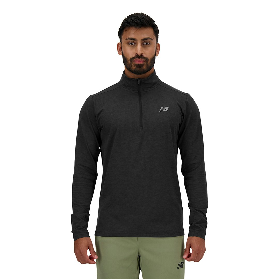 New Balance Hardloopshirts zwart