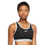 Nike Dri-FIT Swoosh On The Run Lightly Lined Bra Dames Zwart