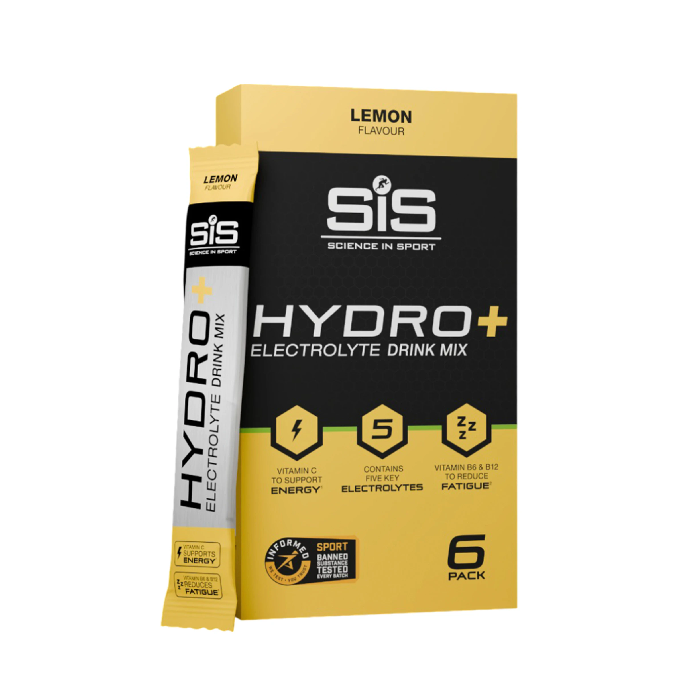 SIS GO Hydro+ Lemon Powder 6 x 4,5 g