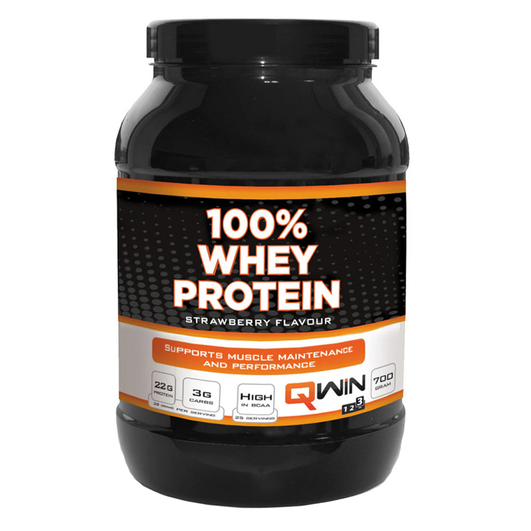 QWIN 100% Whey Protein 700g Strawberry