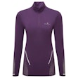 Ronhill Tech Reflect 1/2 Zip Shirt Dames Paars