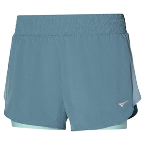 Mizuno 4.5 Inch 2in1 Short Dames Mizuno 4.5 Inch 2in1 Short Dames