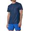 Mizuno Active DryAeroFlow Graphic T-shirt Heren Blauw