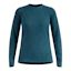 Odlo Essential Seamless Crew Neck Shirt Dames Blauw