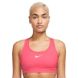 Nike Swoosh Medium-Support Sports Bra Dames Roze