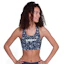 SAYSKY Flower Combat Sports Bra Dames Blauw