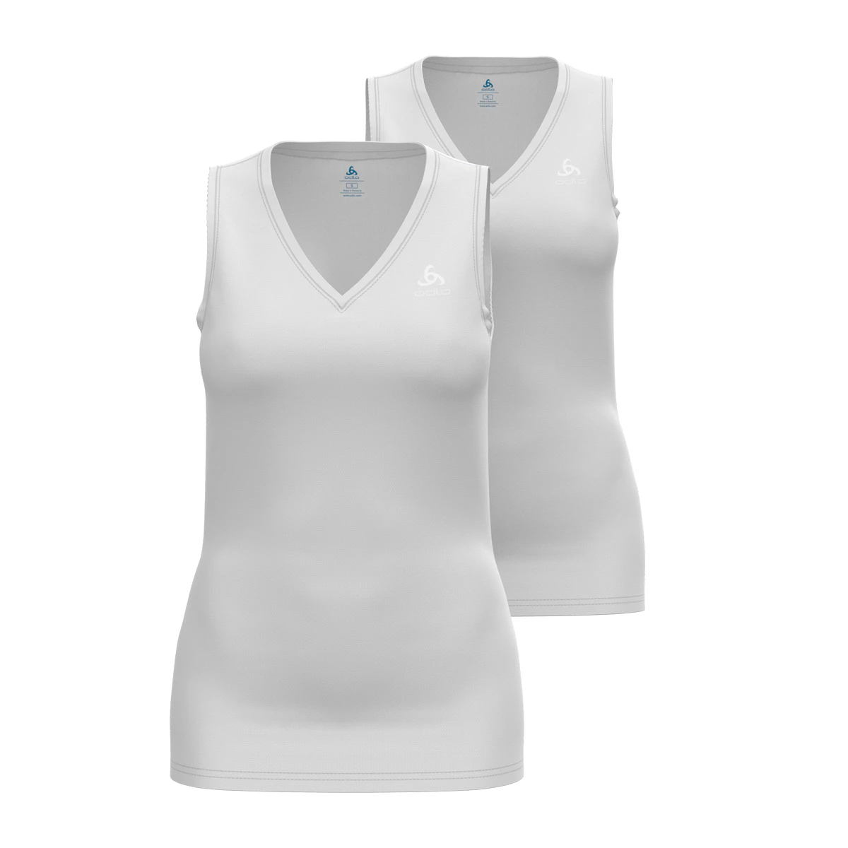 Odlo Active Everyday Eco Baselayer Singlet V-Neck 2-Pack Dames hardloopschoen