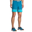Brooks High Point 7 Inch 2-in-1 Short Heren Blauw