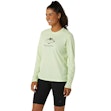 ASICS FujiTrail Logo Shirt Dames Groen