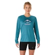 ASICS FujiTrail Logo Shirt Dames Blauw