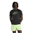 New Balance RC Essential Graphic T-Shirt V2 Heren Zwart