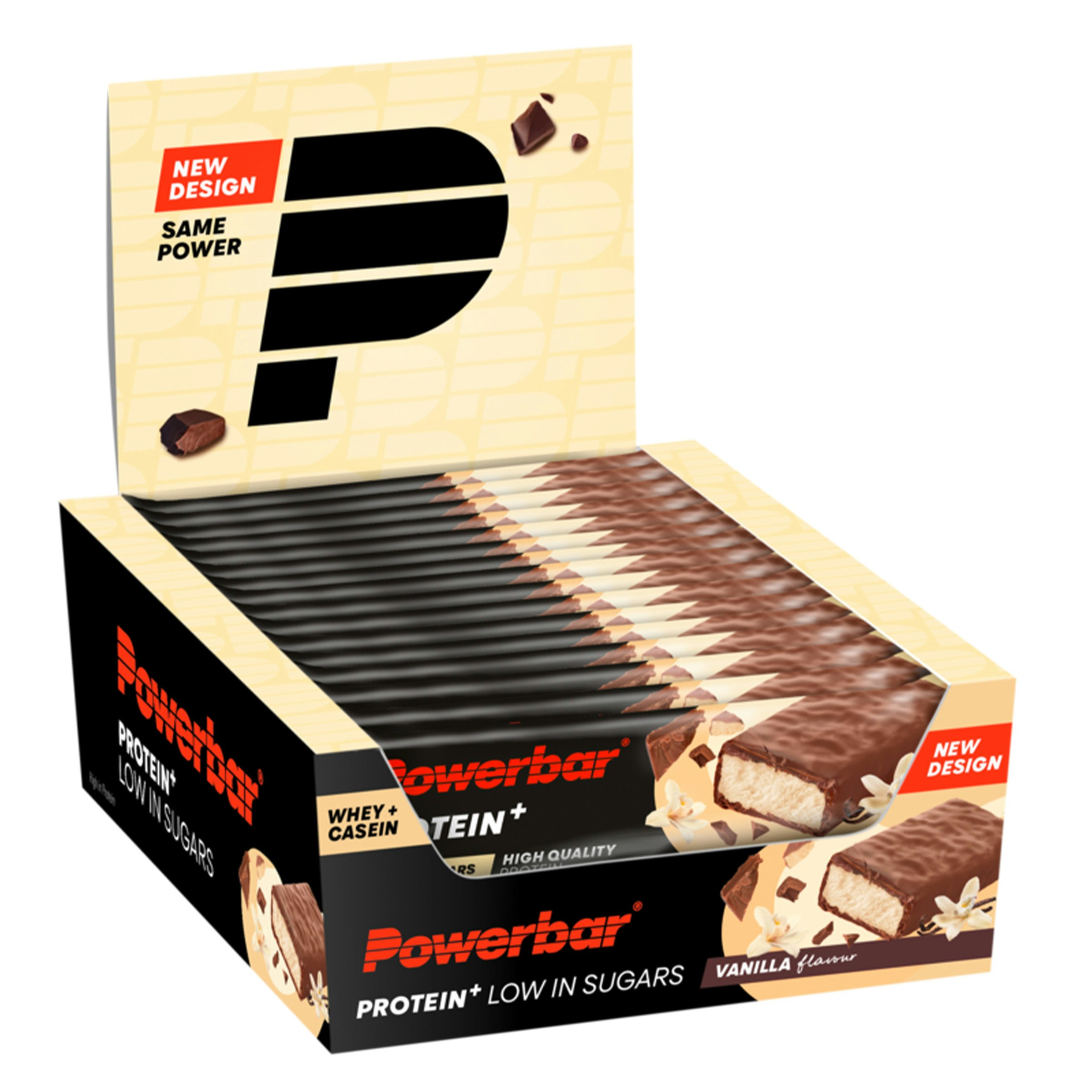 Powerbar Protein Plus Low Sugar Bar Vanille Box