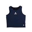 SAYSKY Combat Rib Crop Top Dames Blauw