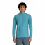 New Balance Space Dye Quarter Zip Shirt Heren Blauw