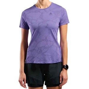 Odlo Zeroweight Engineered Crew Neck T-shirt Dames Odlo Zeroweight Engineered Crew Neck T-shirt Dames