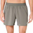 ASICS Road 5 Inch Short Heren Grijs