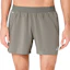 ASICS Road 5 Inch Short Heren Grijs