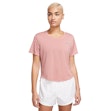 Nike Dri-FIT Swoosh T-shirt Dames Roze