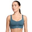 Nike Alate High Support Padded Convertible Sports Bra Dames Blauw