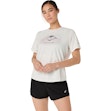 ASICS FujiTrail Logo T-shirt Dames Creme