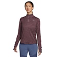 Nike Dri-FIT Swift Element UV Half Zip Shirt Dames Rood
