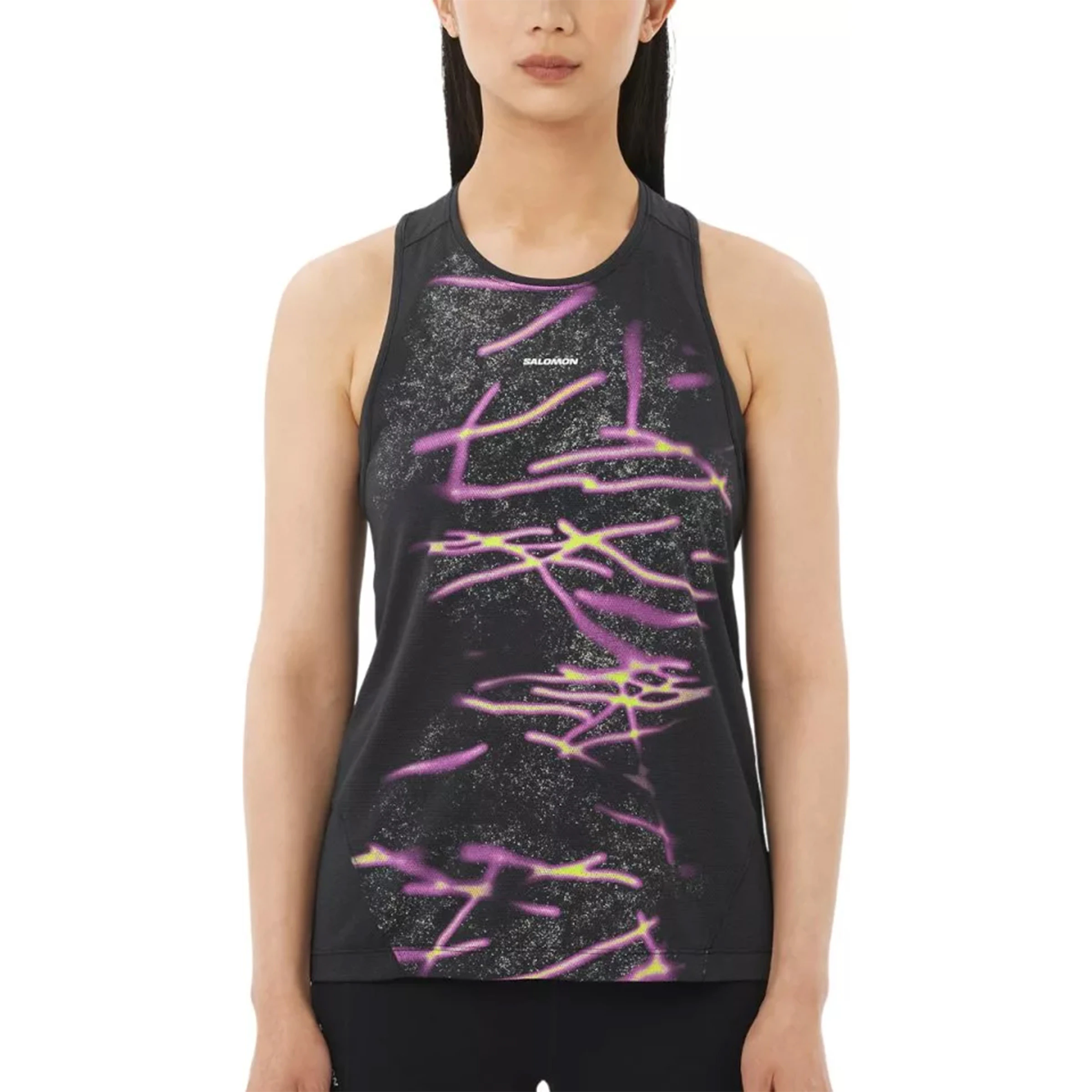 Salomon Shakeout Core GFX Tank Dames hardloopschoen