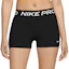 Nike Pro 365 Dri-FIT Mid-Rise 3 Inch Short Tights Dames Zwart