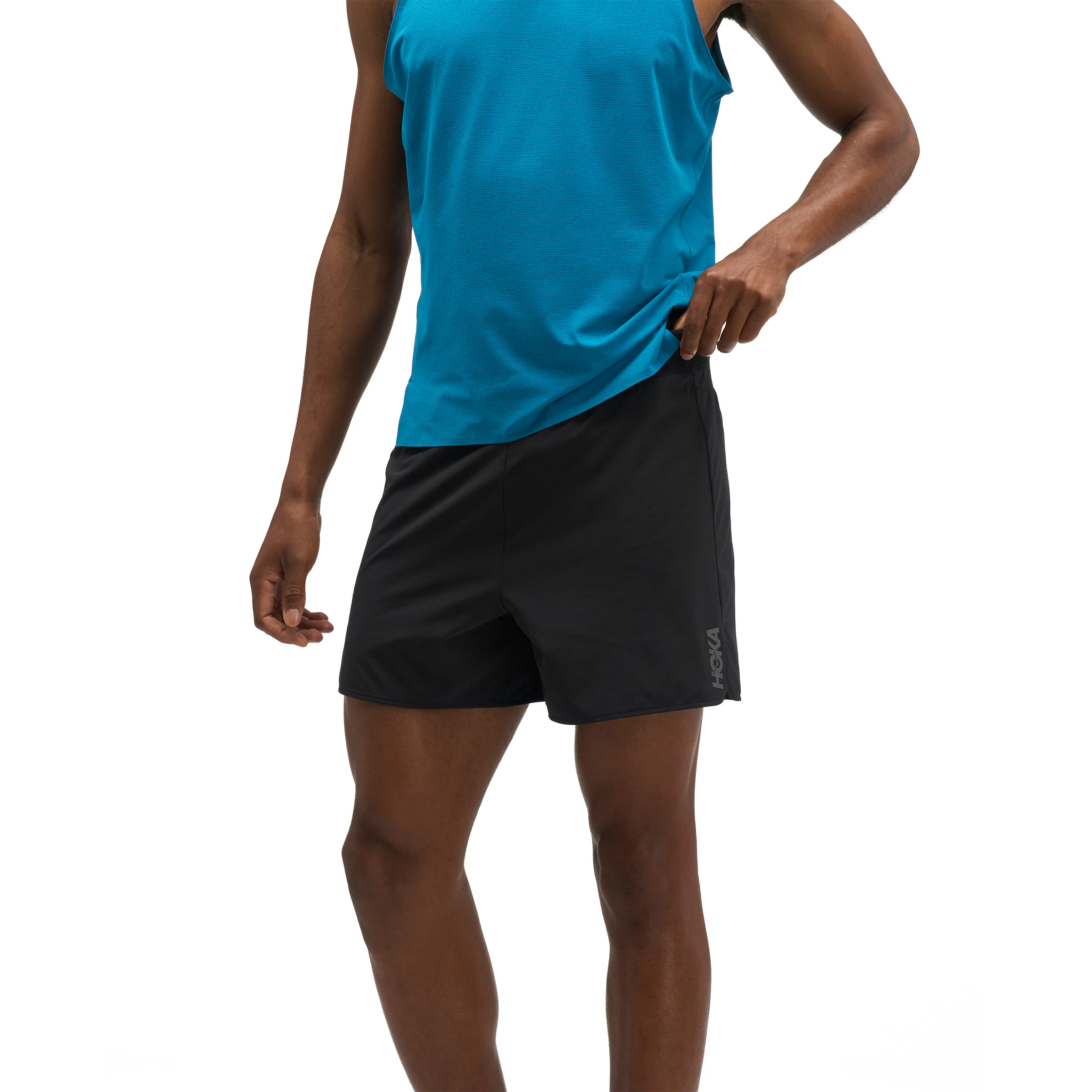 HOKA Glide 5 Inch Brief-Lined Short Heren