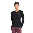 New Balance Core Run Shirt Dames Zwart