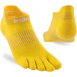 Injinji Run Lightweight No-Show Socks Dames Geel