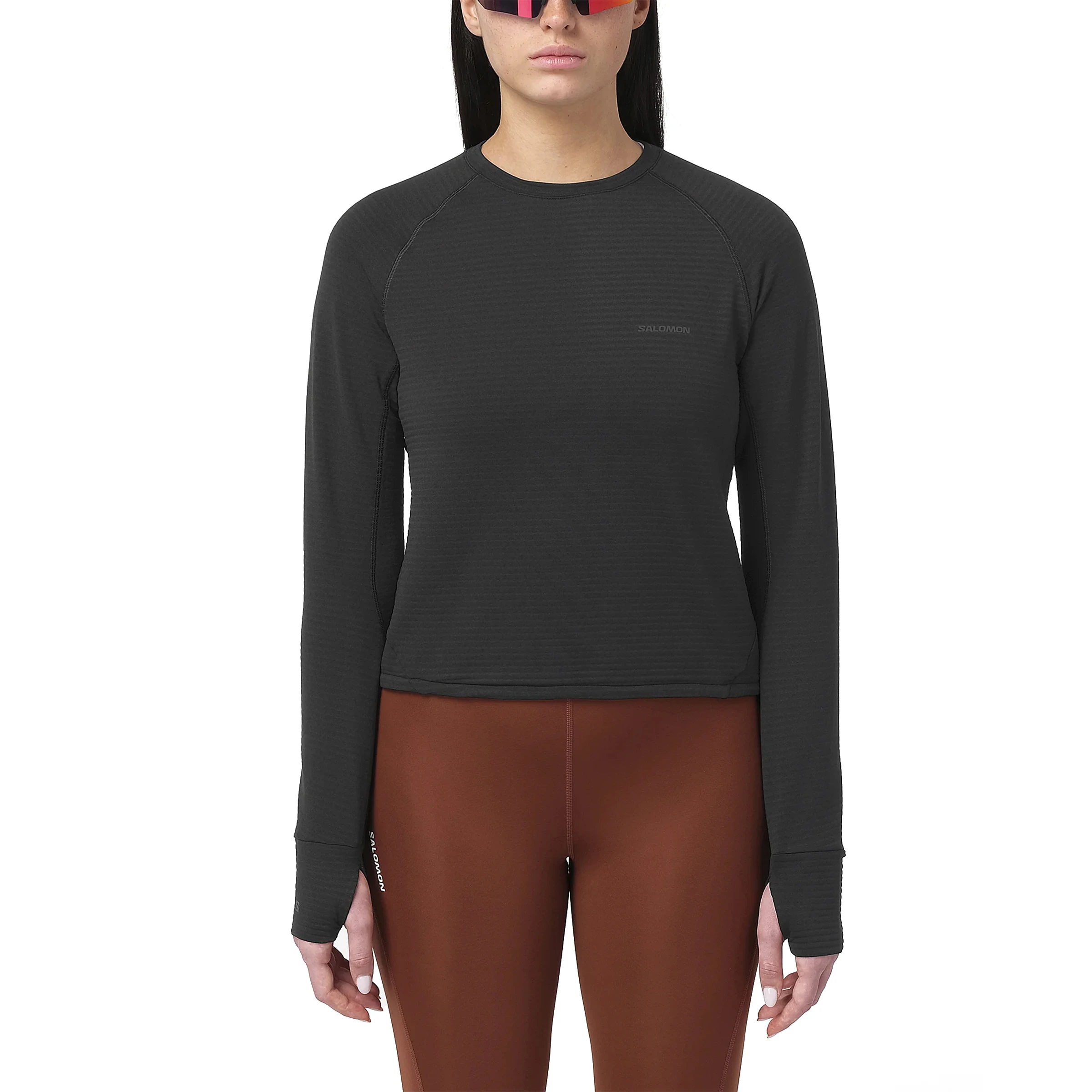 Salomon Essential Lightwarm Crew Neck Pullover Dames hardloopschoen