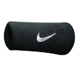 Nike Swoosh Doublewide Wristband 2-pack Zwart